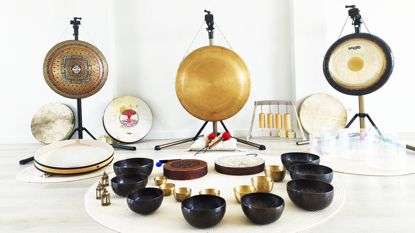 Sound healing room